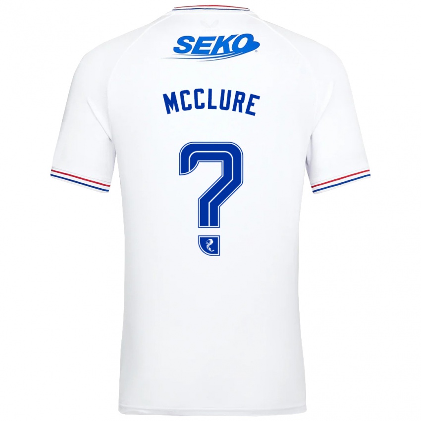 Dzieci Blaine Mcclure #0 Biały Wyjazdowa Koszulka 2023/24 Koszulki Klubowe