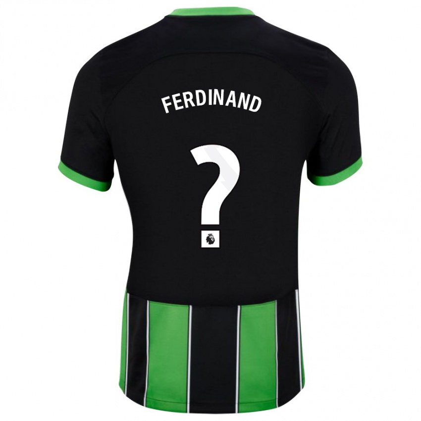 Dzieci Lorenz Ferdinand #0 Czarny Zielony Wyjazdowa Koszulka 2023/24 Koszulki Klubowe