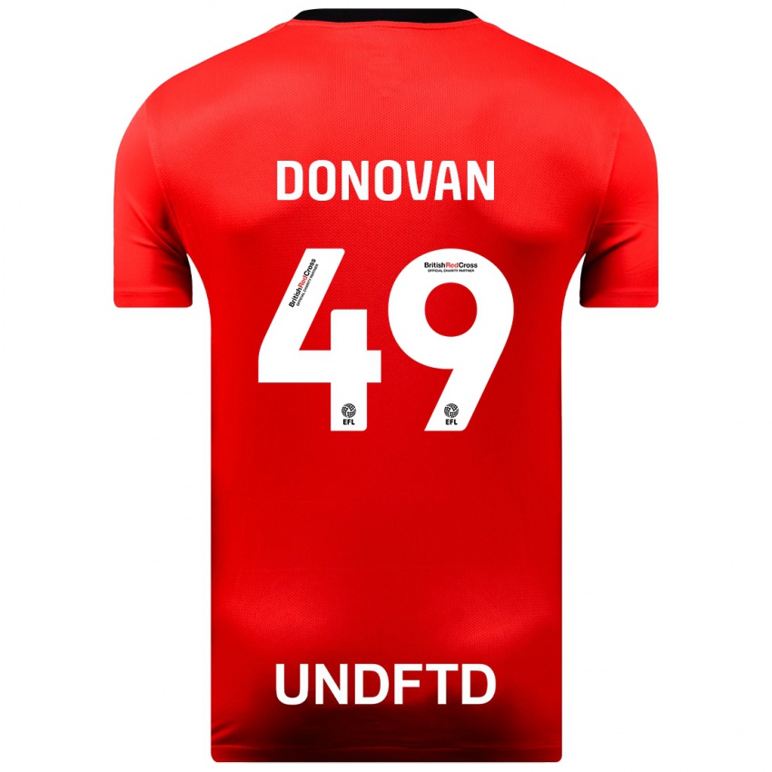 Dzieci Romelle Donovan #49 Czerwony Wyjazdowa Koszulka 2023/24 Koszulki Klubowe