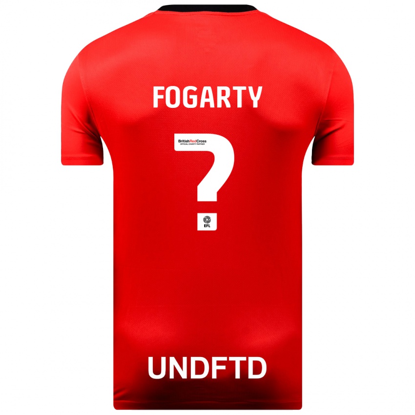 Dzieci Tom Fogarty #0 Czerwony Wyjazdowa Koszulka 2023/24 Koszulki Klubowe