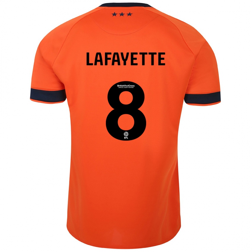 Dzieci Abbie Lafayette #8 Pomarańczowy Wyjazdowa Koszulka 2023/24 Koszulki Klubowe