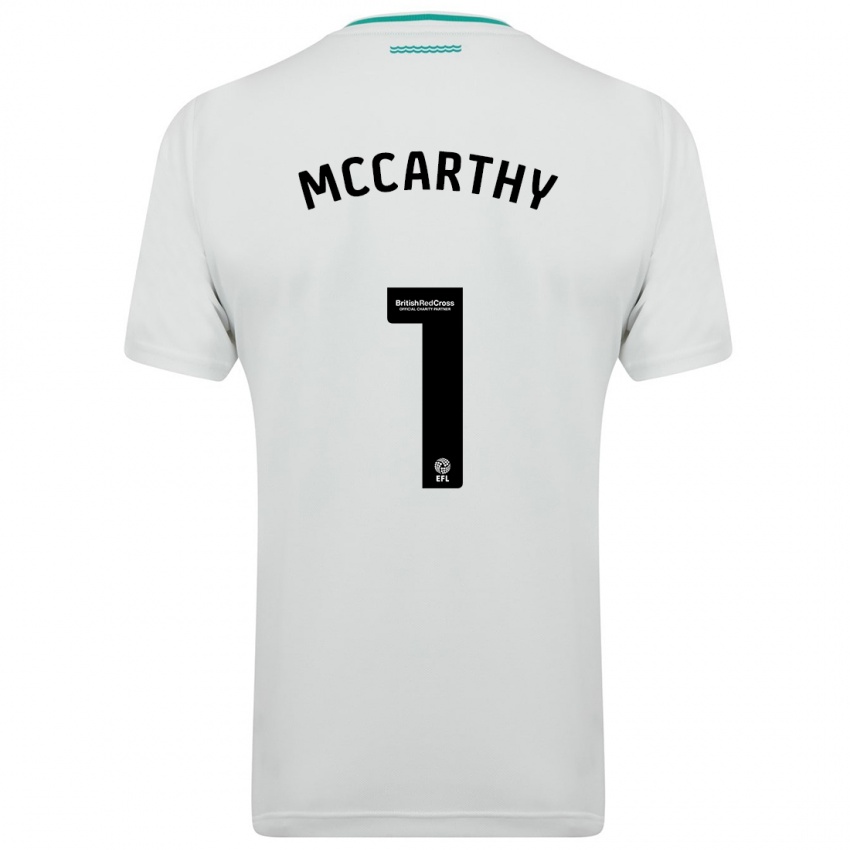Dzieci Alex Mccarthy #1 Biały Wyjazdowa Koszulka 2023/24 Koszulki Klubowe