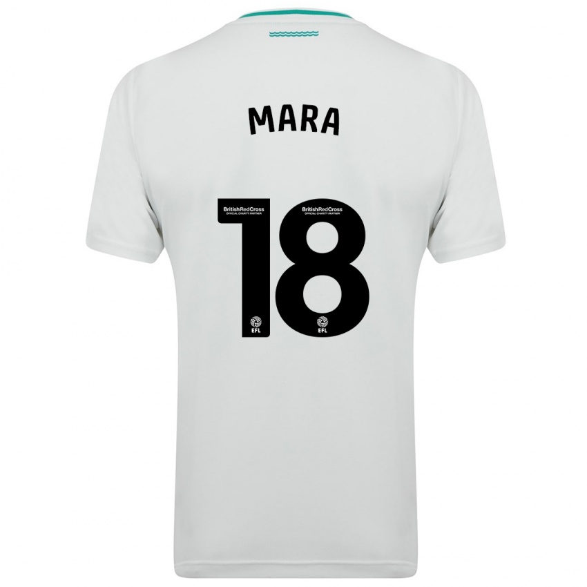 Dzieci Sékou Mara #18 Biały Wyjazdowa Koszulka 2023/24 Koszulki Klubowe