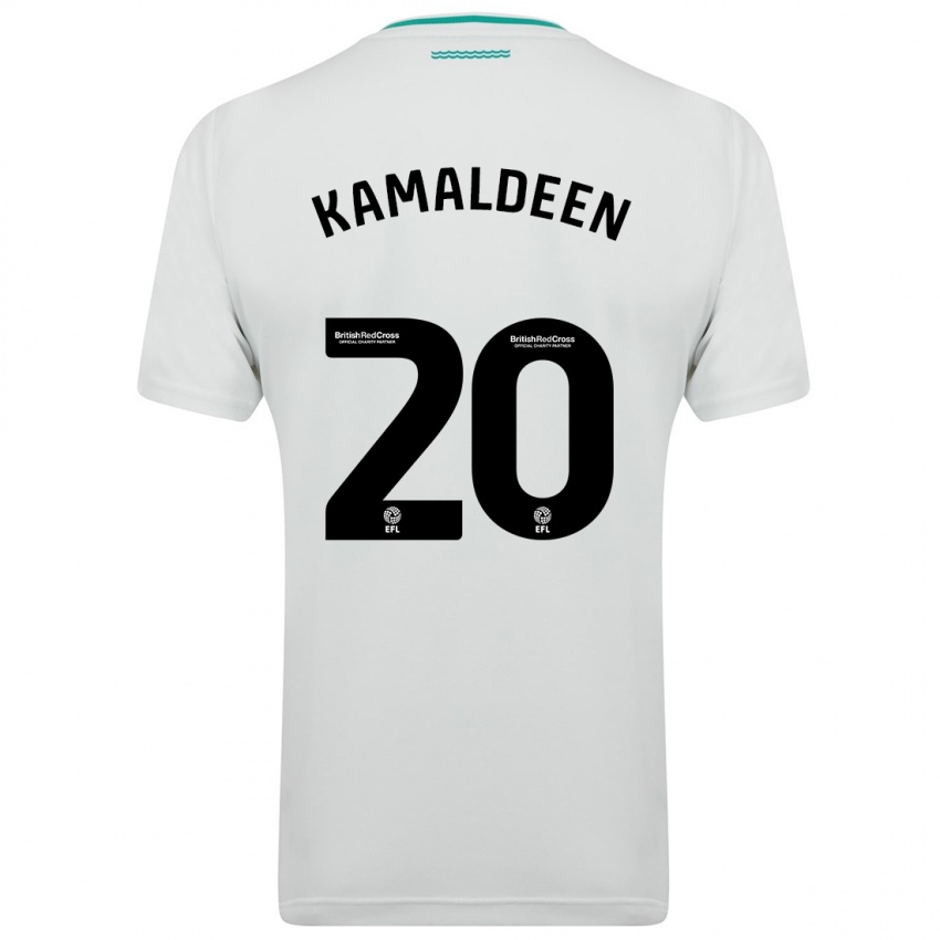 Dzieci Kamaldeen Sulemana #20 Biały Wyjazdowa Koszulka 2023/24 Koszulki Klubowe