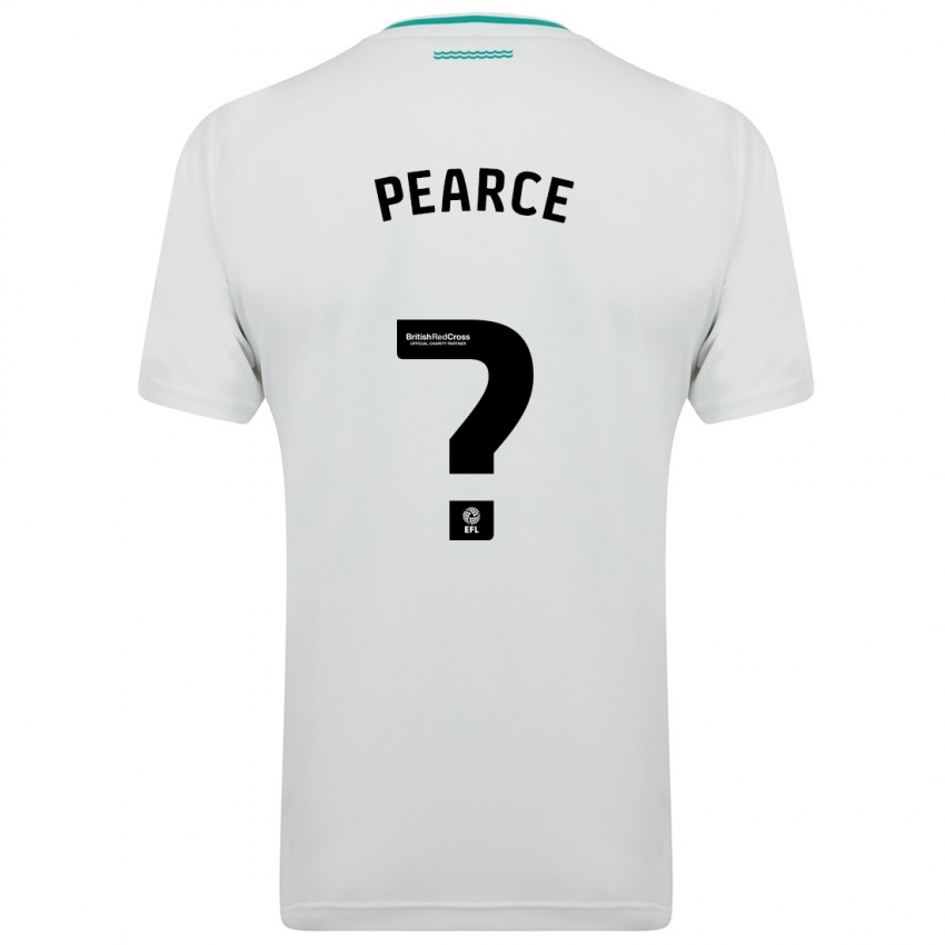 Dzieci Luke Pearce #0 Biały Wyjazdowa Koszulka 2023/24 Koszulki Klubowe