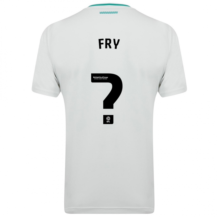 Dzieci Max Fry #0 Biały Wyjazdowa Koszulka 2023/24 Koszulki Klubowe