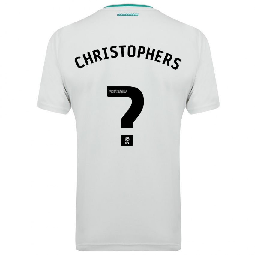 Dzieci Leo Christophers #0 Biały Wyjazdowa Koszulka 2023/24 Koszulki Klubowe