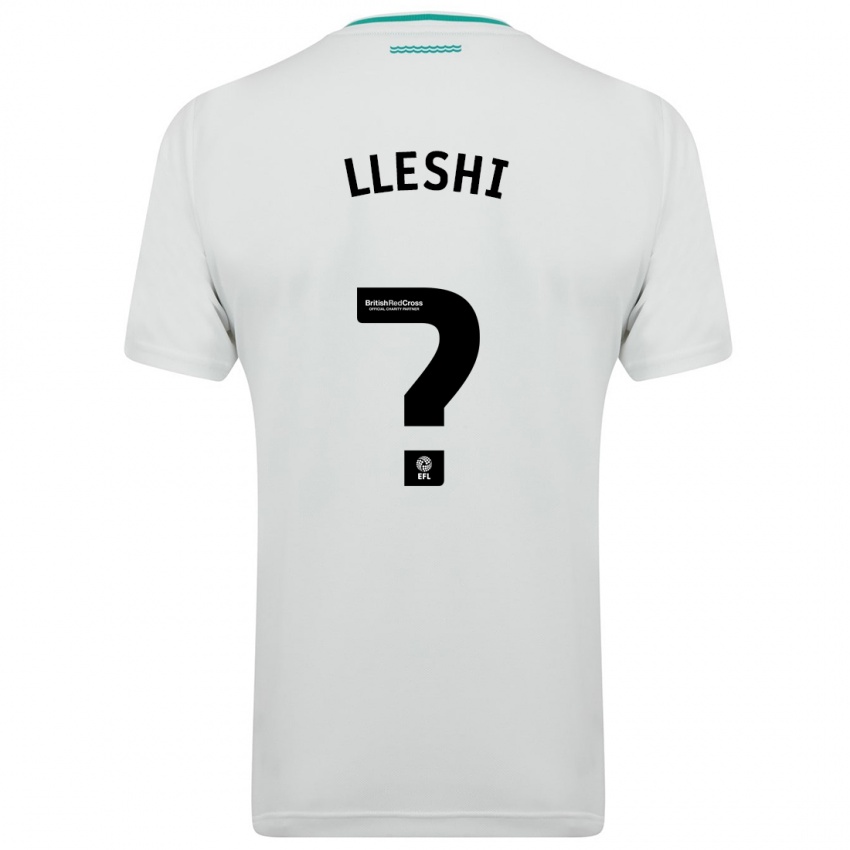 Dzieci Henri Lleshi #0 Biały Wyjazdowa Koszulka 2023/24 Koszulki Klubowe