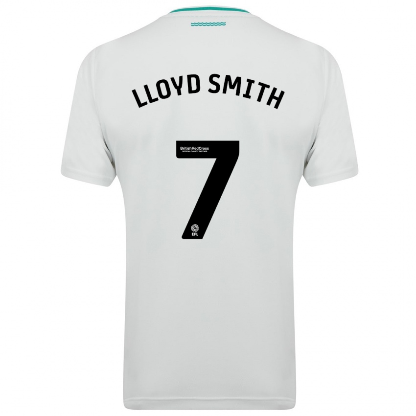 Dzieci Lexi Lloyd-Smith #7 Biały Wyjazdowa Koszulka 2023/24 Koszulki Klubowe