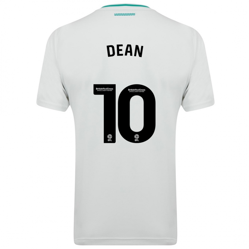Dzieci Rianna Dean #10 Biały Wyjazdowa Koszulka 2023/24 Koszulki Klubowe