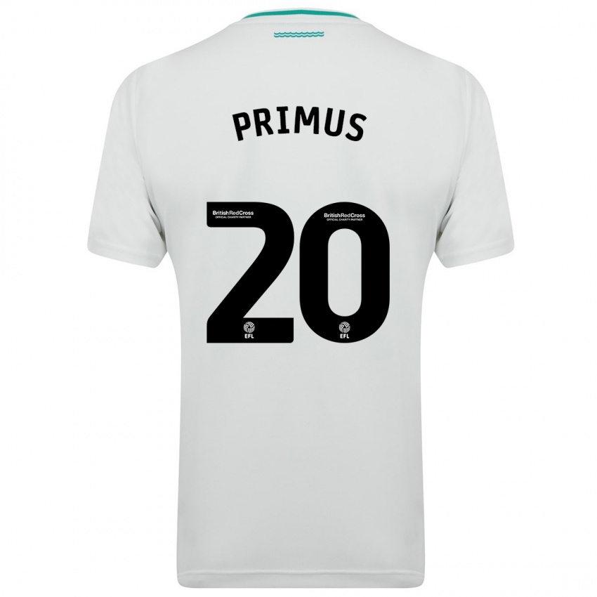 Dzieci Atlanta Primus #20 Biały Wyjazdowa Koszulka 2023/24 Koszulki Klubowe