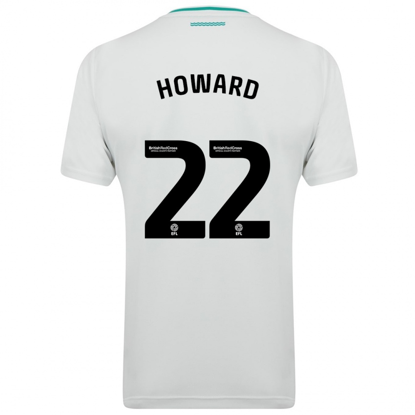 Dzieci Bethany-May Howard #22 Biały Wyjazdowa Koszulka 2023/24 Koszulki Klubowe