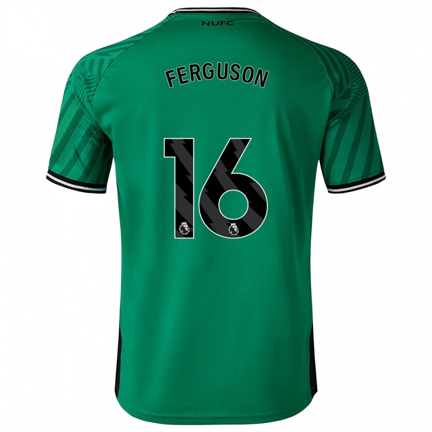Dzieci Becky Ferguson #16 Zielony Wyjazdowa Koszulka 2023/24 Koszulki Klubowe