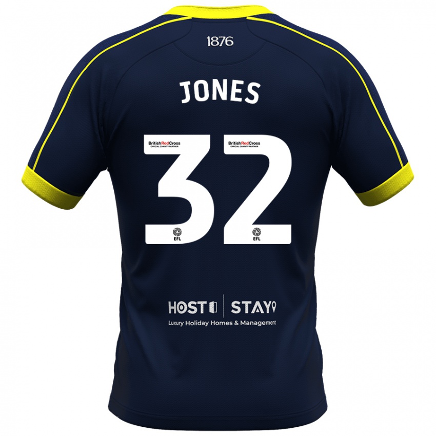 Dzieci Jamie Jones #32 Marynarka Wojenna Wyjazdowa Koszulka 2023/24 Koszulki Klubowe