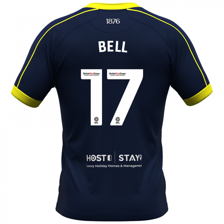 Dzieci Millie Bell #17 Marynarka Wojenna Wyjazdowa Koszulka 2023/24 Koszulki Klubowe