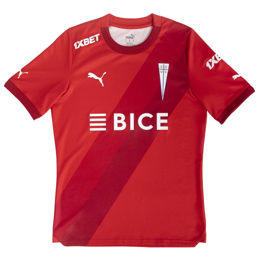 Dzieci Eugenio Mena #3 Czerwony Wyjazdowa Koszulka 2023/24 Koszulki Klubowe