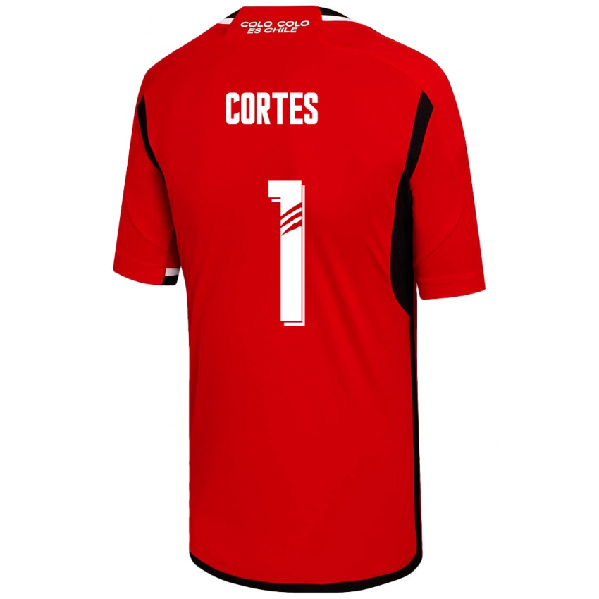 Dzieci Brayan Cortés #1 Czerwony Wyjazdowa Koszulka 2023/24 Koszulki Klubowe