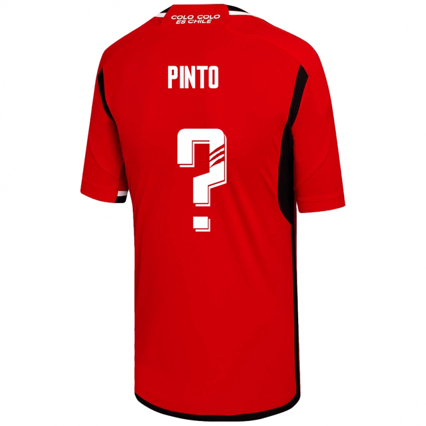 Dzieci Matías Pinto #0 Czerwony Wyjazdowa Koszulka 2023/24 Koszulki Klubowe