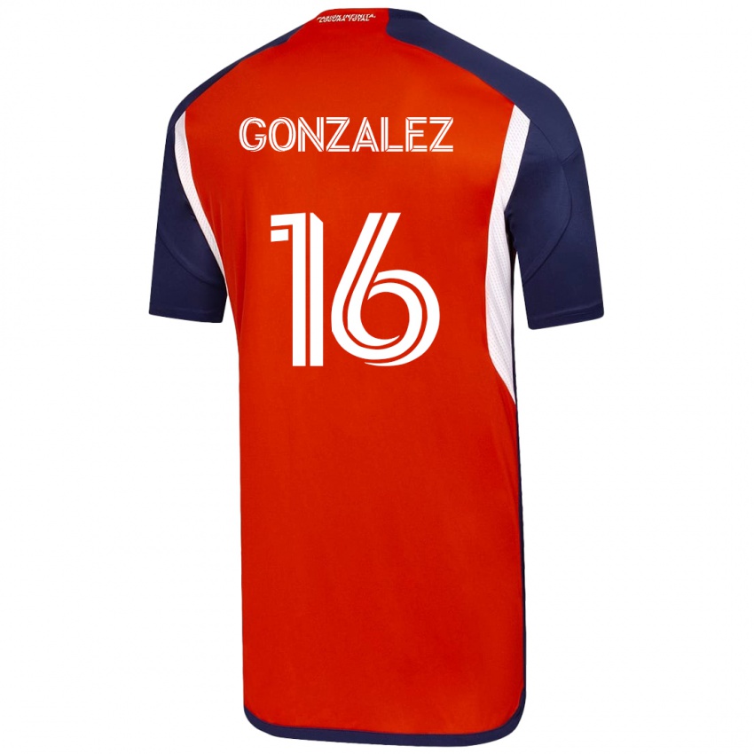Dzieci Monserratt González #16 Biały Wyjazdowa Koszulka 2023/24 Koszulki Klubowe