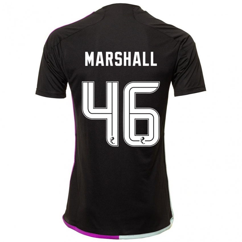 Dzieci Findlay Marshall #46 Czarny Wyjazdowa Koszulka 2023/24 Koszulki Klubowe