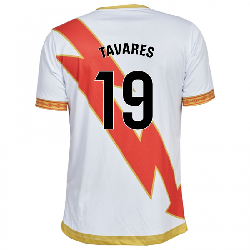 Męski Bruna Nataly Tavares Neves #19 Biały Domowa Koszulka 2023/24 Koszulki Klubowe