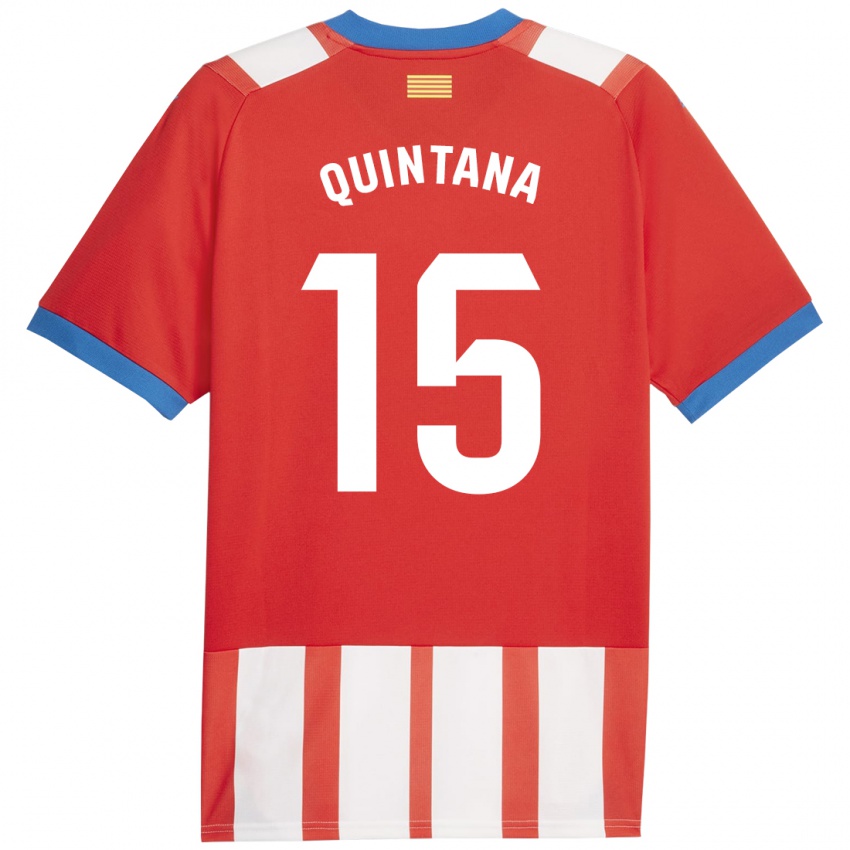 Męski Amru Quintana #15 Czerwony Biały Domowa Koszulka 2023/24 Koszulki Klubowe
