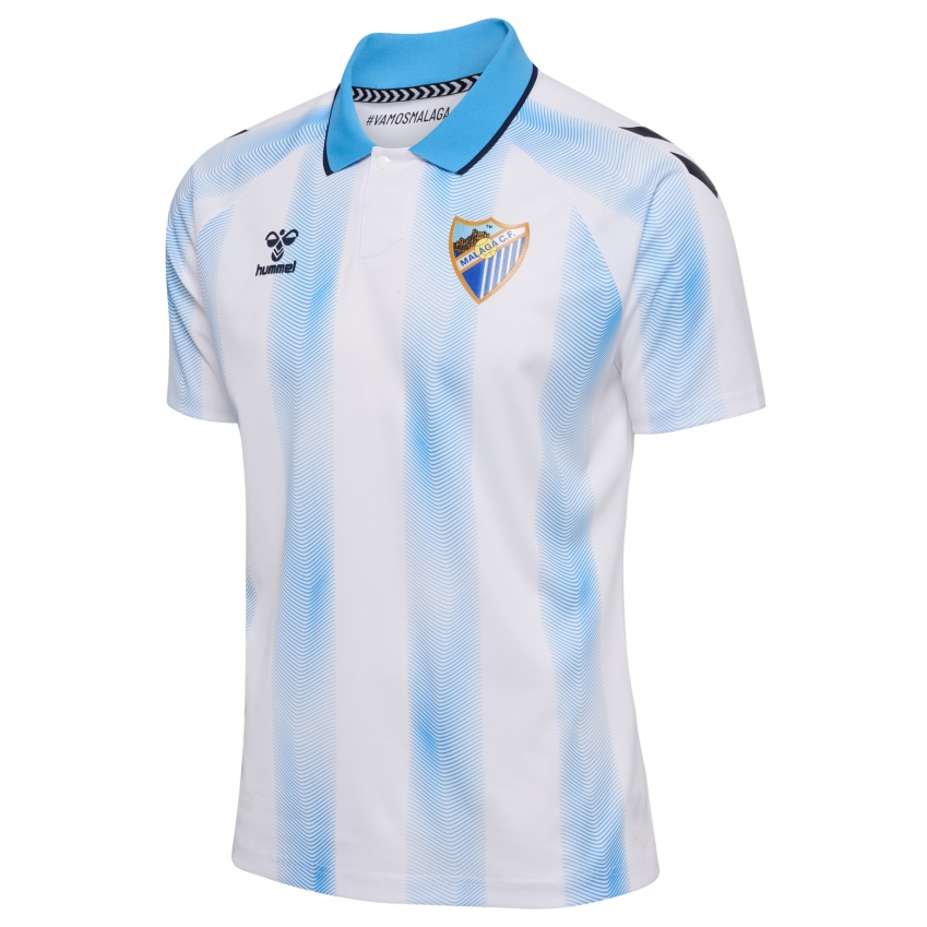 Męski Rubén Sánchez #14 Biało Niebieski Domowa Koszulka 2023/24 Koszulki Klubowe