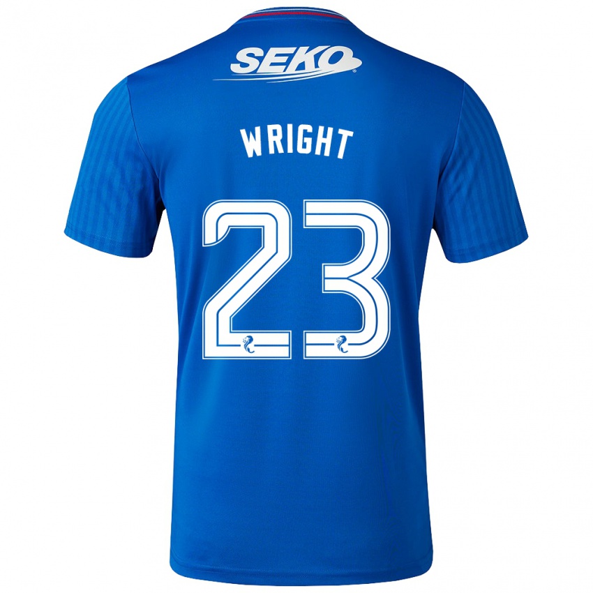 Męski Scott Wright #23 Niebieski Domowa Koszulka 2023/24 Koszulki Klubowe
