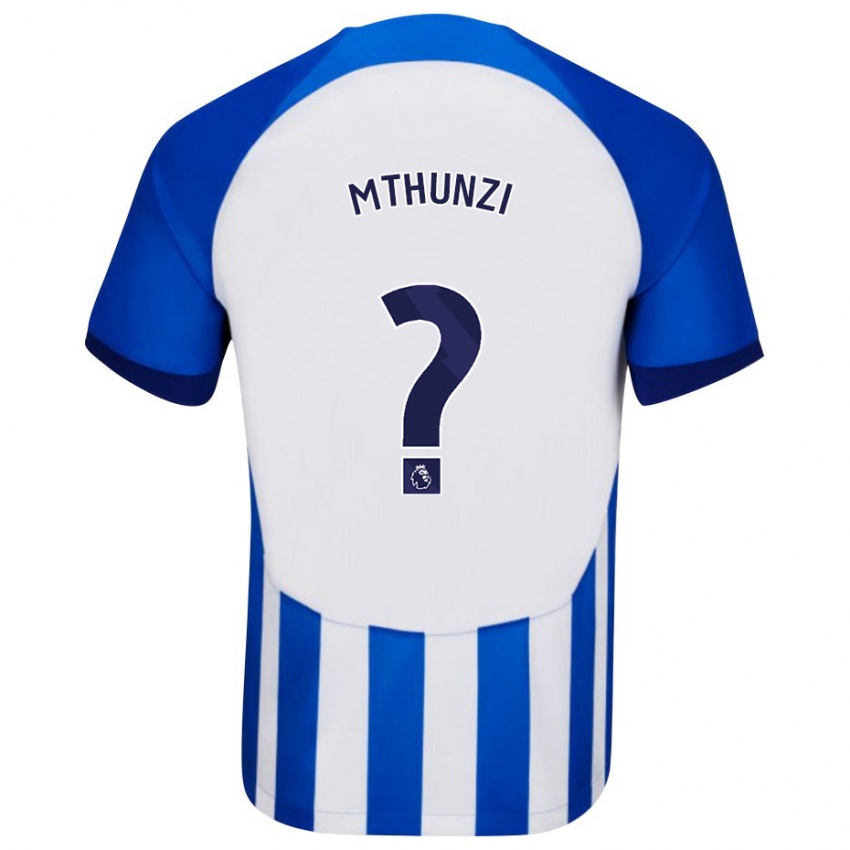 Męski Corbin Mthunzi #0 Niebieski Domowa Koszulka 2023/24 Koszulki Klubowe