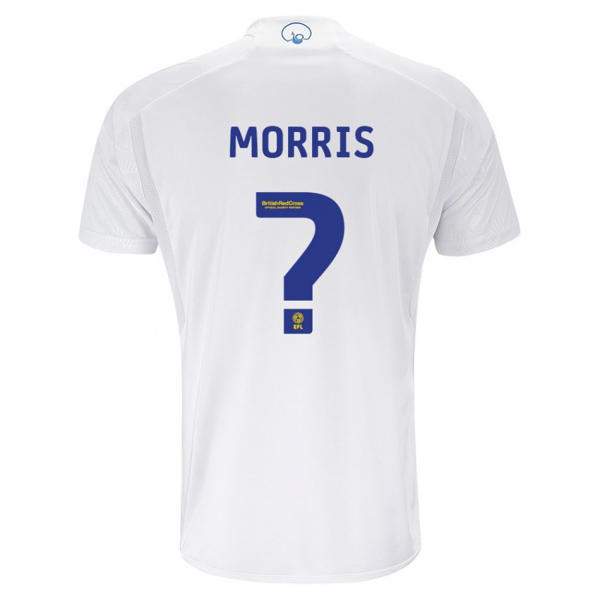 Męski Jack Morris #0 Biały Domowa Koszulka 2023/24 Koszulki Klubowe