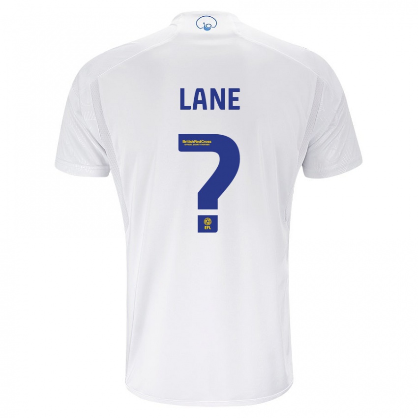 Męski Freddie Lane #0 Biały Domowa Koszulka 2023/24 Koszulki Klubowe