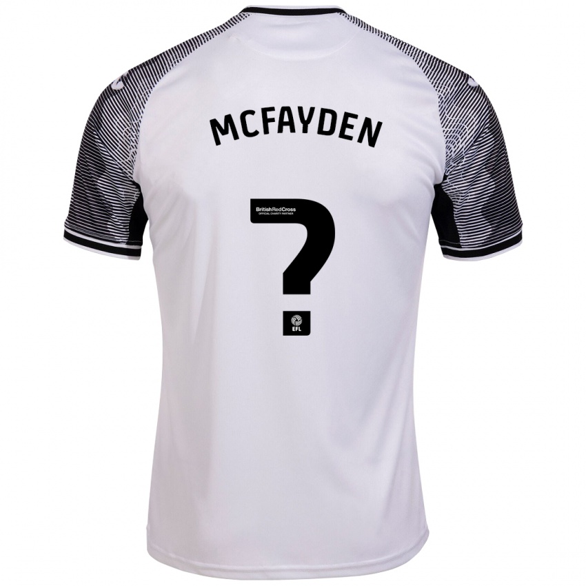 Męski Lincoln Mcfayden #0 Biały Domowa Koszulka 2023/24 Koszulki Klubowe