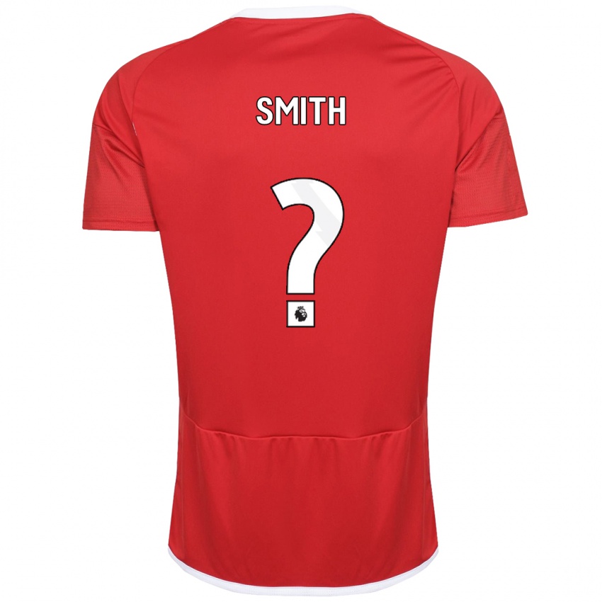 Męski Zac Smith #0 Czerwony Domowa Koszulka 2023/24 Koszulki Klubowe