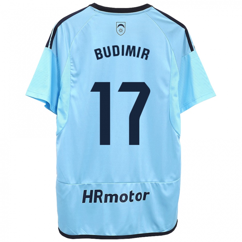 Męski Ante Budimir #17 Niebieski Wyjazdowa Koszulka 2023/24 Koszulki Klubowe