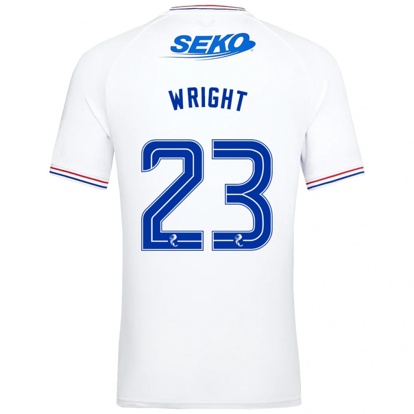 Męski Scott Wright #23 Biały Wyjazdowa Koszulka 2023/24 Koszulki Klubowe