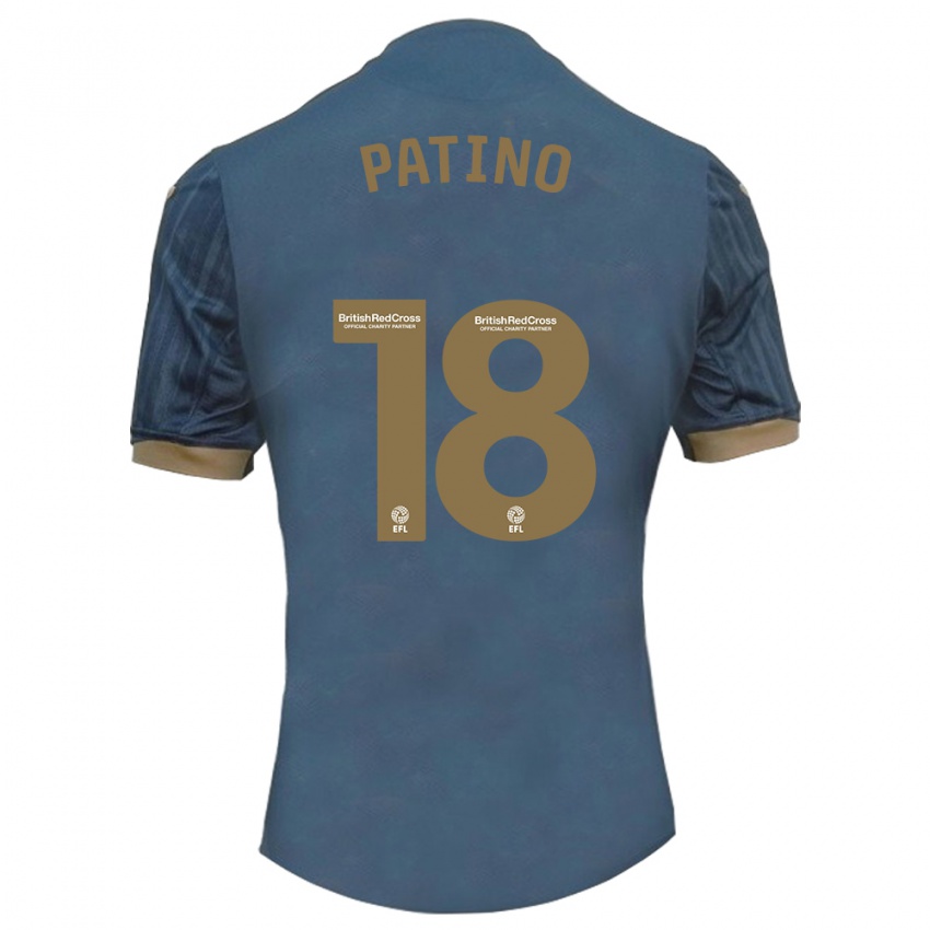 Męski Charlie Patino #18 Ciemny Turkusowy Wyjazdowa Koszulka 2023/24 Koszulki Klubowe