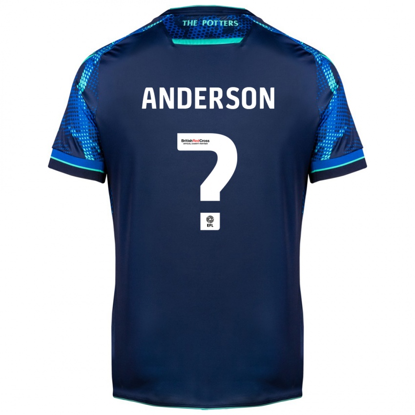 Męski Freddie Anderson #0 Marynarka Wojenna Wyjazdowa Koszulka 2023/24 Koszulki Klubowe