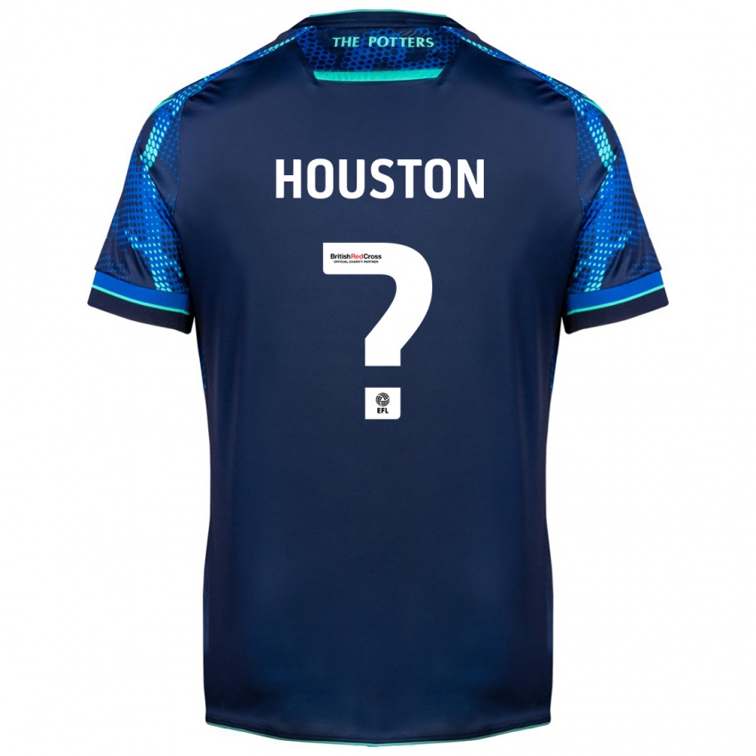Męski Ben Houston #0 Marynarka Wojenna Wyjazdowa Koszulka 2023/24 Koszulki Klubowe