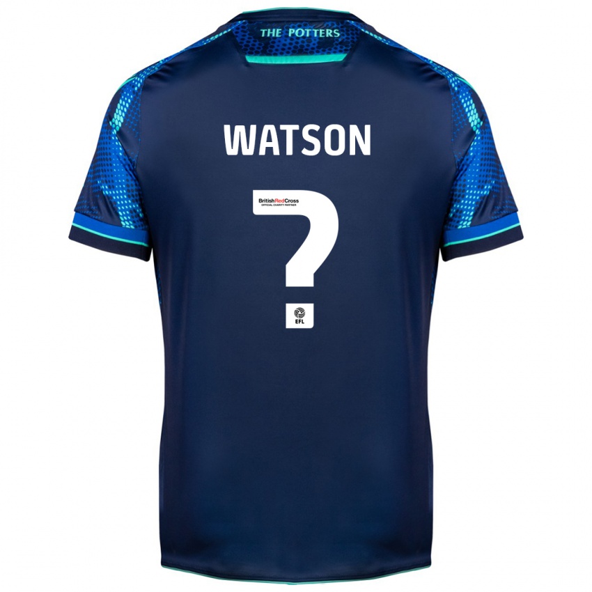 Męski Adam Watson #0 Marynarka Wojenna Wyjazdowa Koszulka 2023/24 Koszulki Klubowe