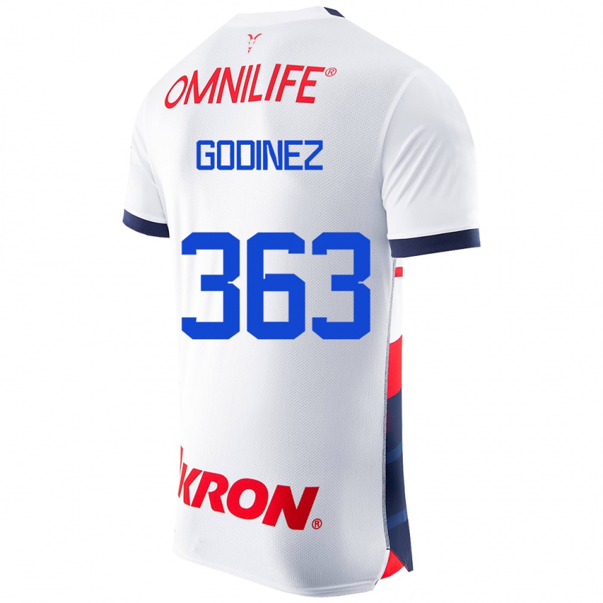 Męski André Godinez #363 Biały Wyjazdowa Koszulka 2023/24 Koszulki Klubowe