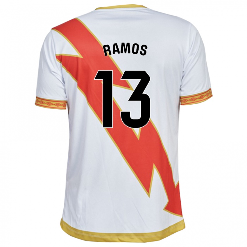 Kobiety Mario Ramos #13 Biały Domowa Koszulka 2023/24 Koszulki Klubowe
