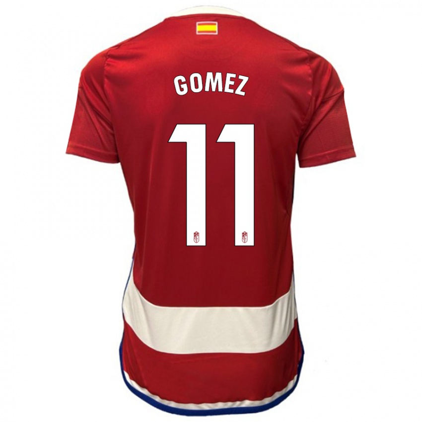 Kobiety Andrea Gómez #11 Czerwony Domowa Koszulka 2023/24 Koszulki Klubowe