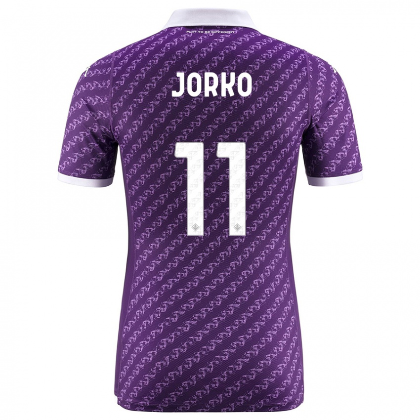 Kobiety Jonathan Ikone #11 Fioletowy Domowa Koszulka 2023/24 Koszulki Klubowe