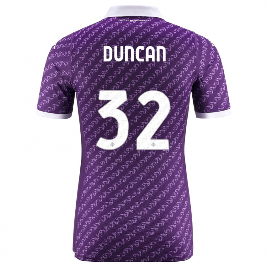 Kobiety Alfred Duncan #32 Fioletowy Domowa Koszulka 2023/24 Koszulki Klubowe