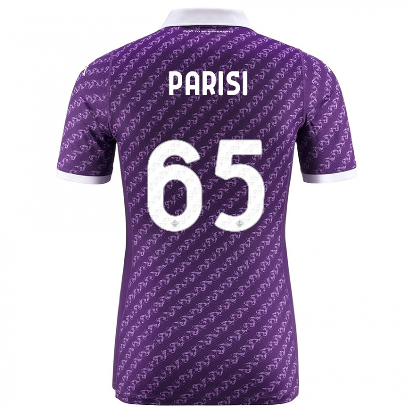 Kobiety Fabiano Parisi #65 Fioletowy Domowa Koszulka 2023/24 Koszulki Klubowe
