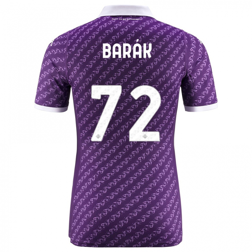 Kobiety Antonin Barak #72 Fioletowy Domowa Koszulka 2023/24 Koszulki Klubowe