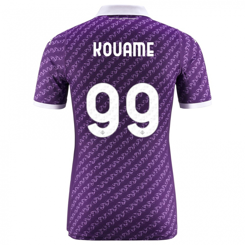 Kobiety Christian Kouame #99 Fioletowy Domowa Koszulka 2023/24 Koszulki Klubowe