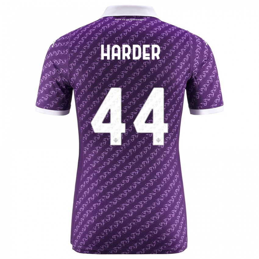 Kobiety Jonas Harder #44 Fioletowy Domowa Koszulka 2023/24 Koszulki Klubowe