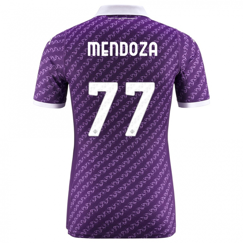 Kobiety William Mendoza #77 Fioletowy Domowa Koszulka 2023/24 Koszulki Klubowe