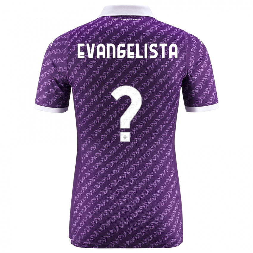 Kobiety Carlo Evangelista #0 Fioletowy Domowa Koszulka 2023/24 Koszulki Klubowe